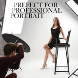 2X 76cm Tall Director Chair - DARK HUMOR