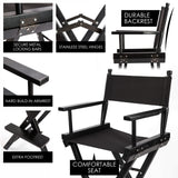 76cm Tall Director Chair - DARK HUMOR