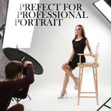 76cm Tall Director Chair - WOOD HUMOR