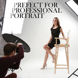 76cm Tall Director Chair - WOOD HUMOR - Extra Image