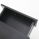 2X Bedside Tables 1 Drawer 1 Shelf ELLA - BLACK - Extra Image
