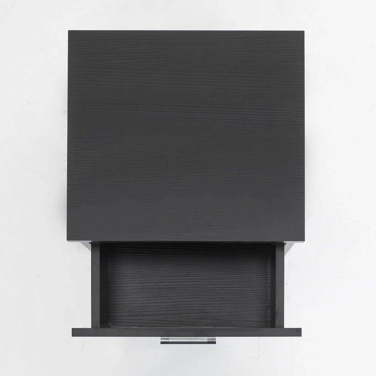 2X Bedside Tables 1 Drawer 1 Shelf ELLA - BLACK