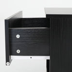 Bedside Tables 1 Drawer 1 Shelf ELLA - BLACK