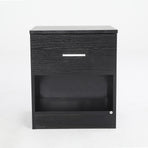 Bedside Tables 1 Drawer 1 Shelf ELLA - BLACK