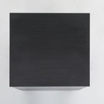 2X Bedside Tables 2 Drawer JOSS - BLACK