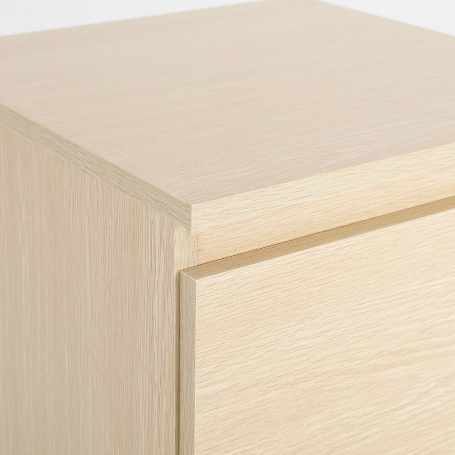 2X Bedside Tables 2 Drawer JOSS - OAK
