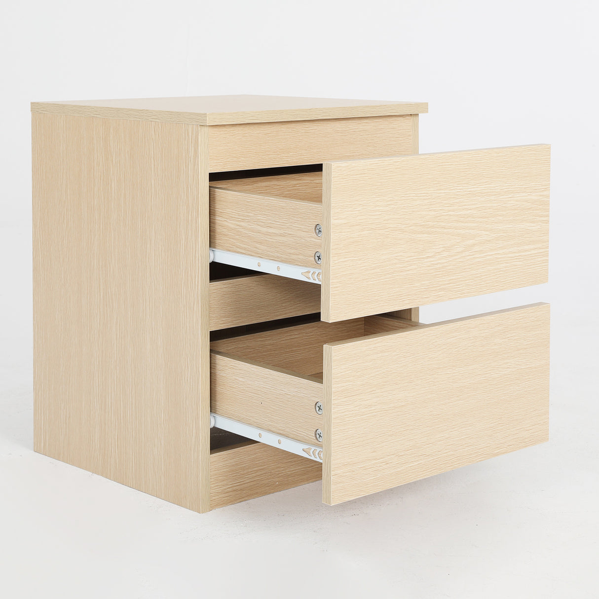 Bedside Tables 2 Drawer JOSS - OAK