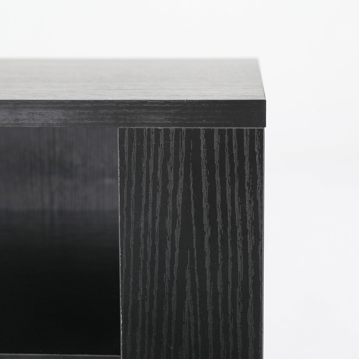 Bedside Tables 2 Drawer 1 Shelf ZURI - BLACK