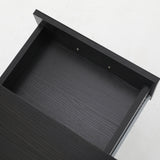 Bedside Tables 2 Drawer 1 Shelf ZURI - BLACK
