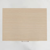 2X Bedside Tables 2 Drawer 1 Shelf ZURI - OAK