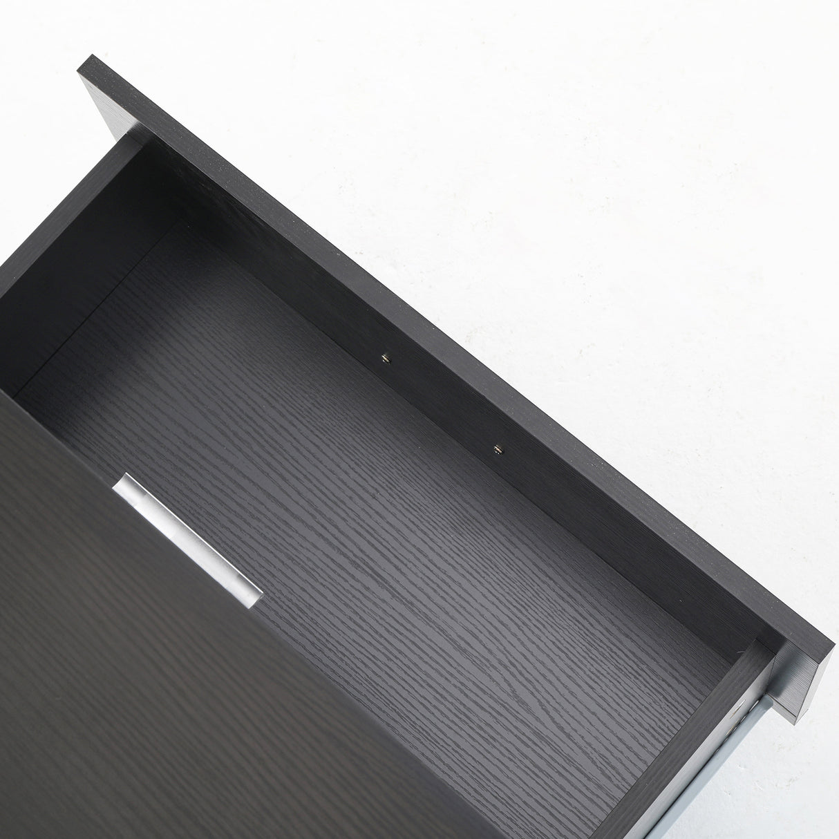 Bedside Tables 2 Drawer With Legs ETTA - BLACK