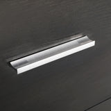 Bedside Tables 2 Drawer With Legs ETTA - BLACK - Extra Image