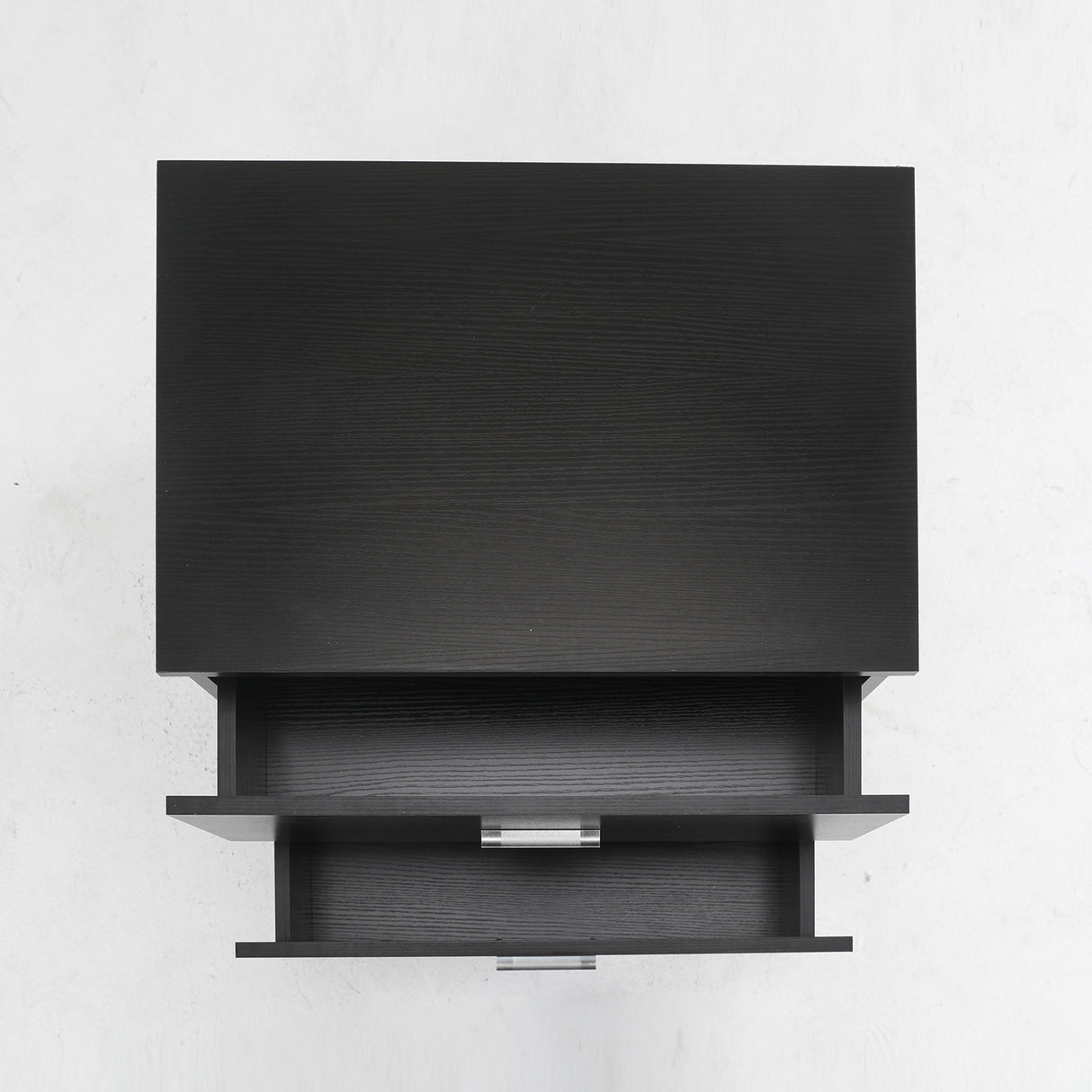 Bedside Tables 2 Drawer With Legs ETTA - BLACK
