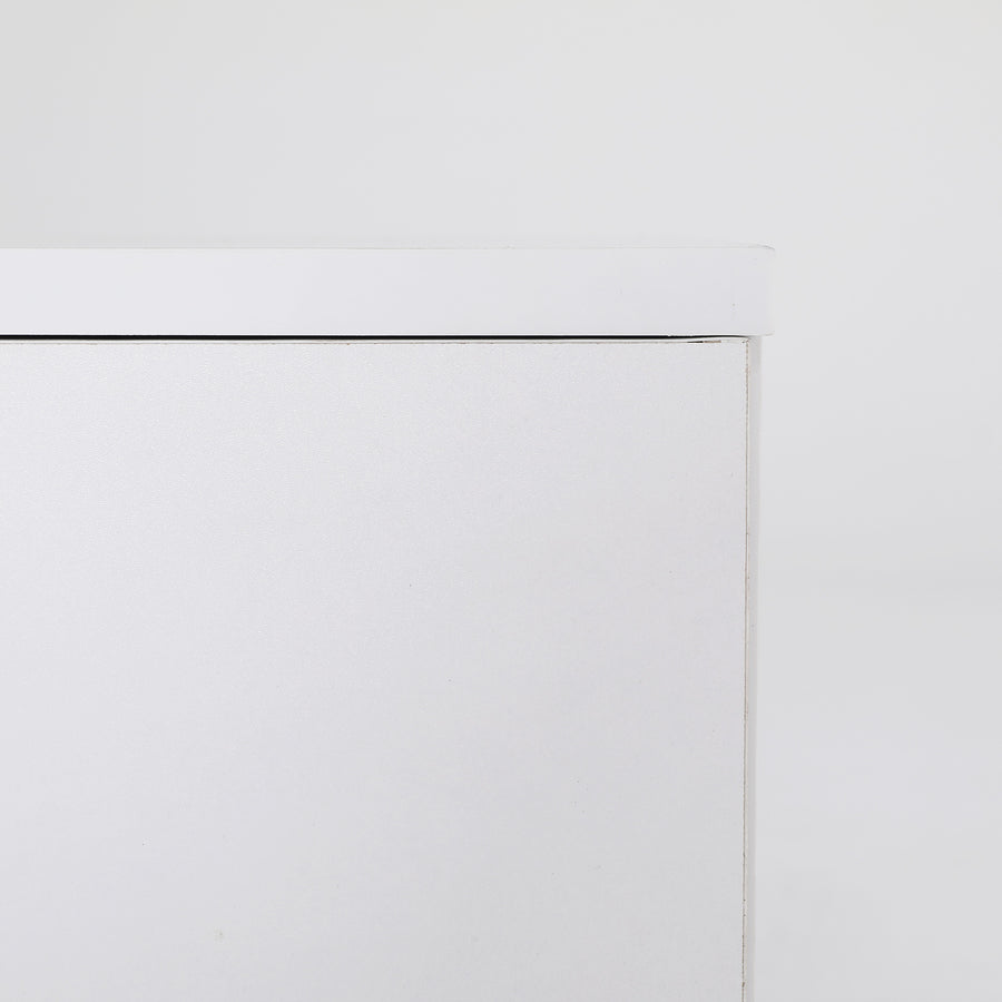 2X Bedside Tables 2 Drawer With Legs ETTA - WHITE