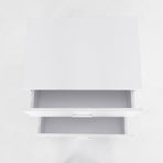 2X Bedside Tables 2 Drawer With Legs ETTA - WHITE