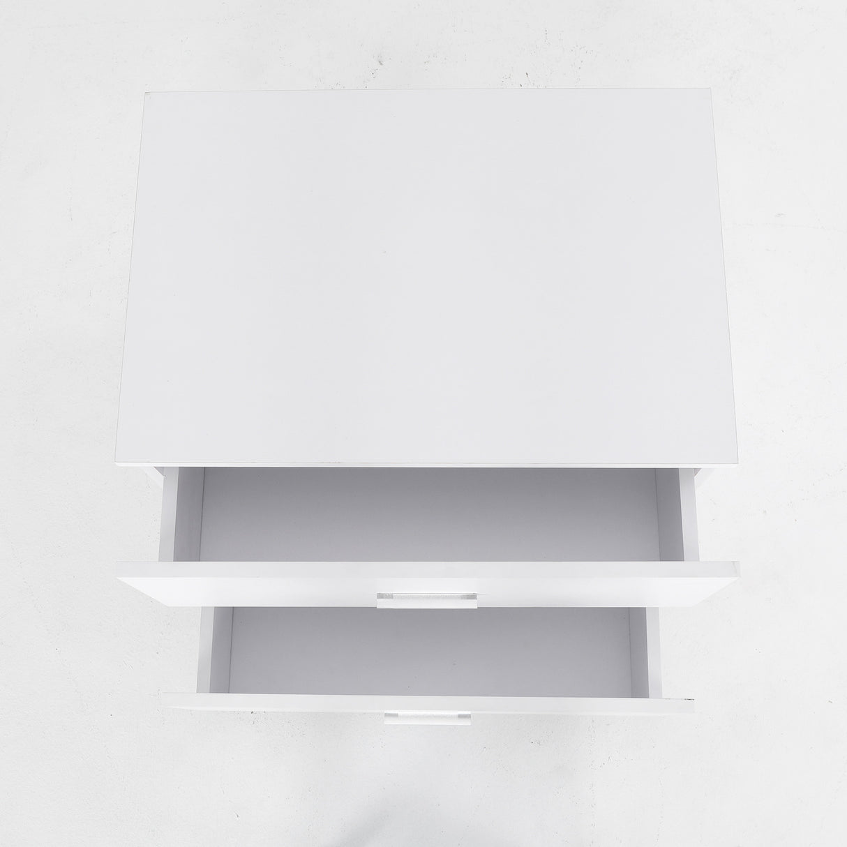 Bedside Tables 2 Drawer With Legs ETTA - WHITE