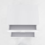 Bedside Tables 2 Drawer With Legs ETTA - WHITE