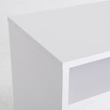 Bedside Tables 2 Drawer Wood Leg ANYA - WHITE