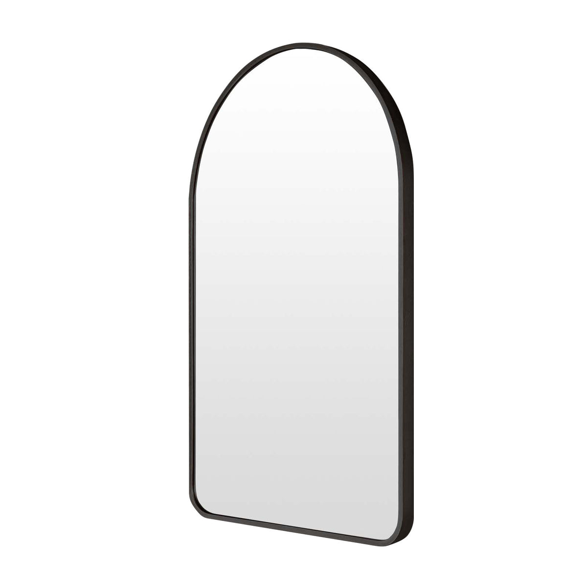 50x100cm Wall Mirror Arc Arch Bathroom - BLACK