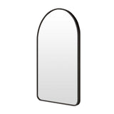 50x100cm Wall Mirror Arc Arch Bathroom - BLACK