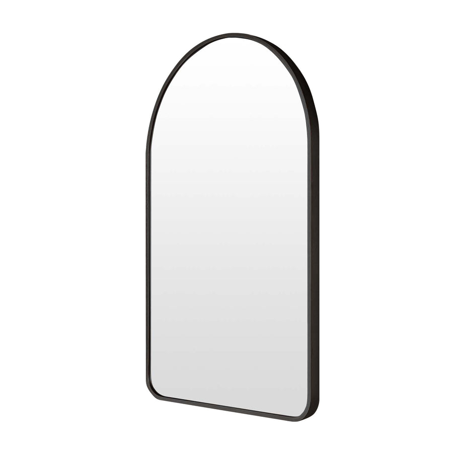 50x80cm Wall Mirror Arc Arch Bathroom - BLACK