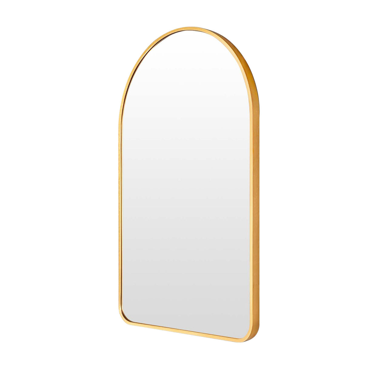 50x80cm Wall Mirror Arc Arch Bathroom - GOLD