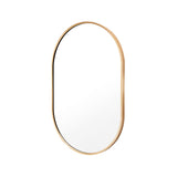 50x75cm Wall Mirror Oval Bathroom - GOLD
