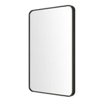 60x80cm Rectangular Wall Mirror Bathroom - BLACK