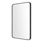 60x80cm Rectangular Wall Mirror Bathroom - BLACK