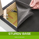 1X French Provincial Oak Leg Chair AMOUR - GREY - Extra Image