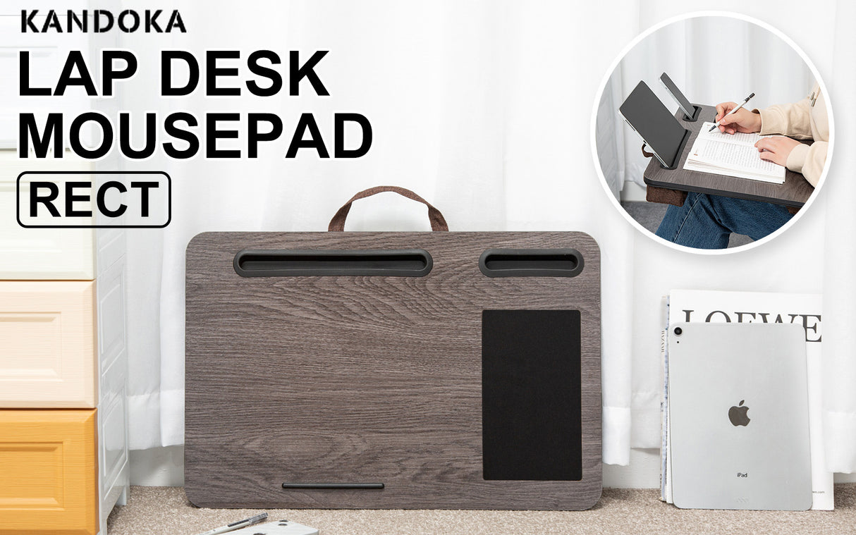 Lap Desk Mousepad - IRON GREY OAK