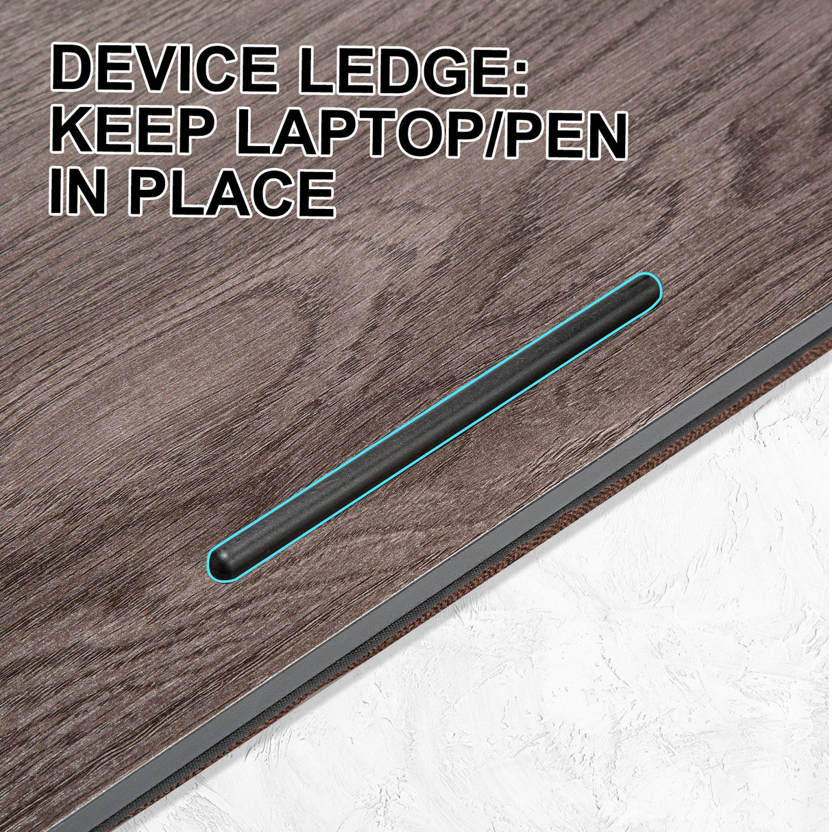 Lap Desk Mousepad - IRON GREY OAK
