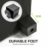 102cm Storage Ottoman Fabric - DARK GREY - Extra Image