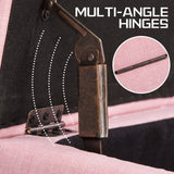 102cm Storage Ottoman Fabric - PINK - Extra Image