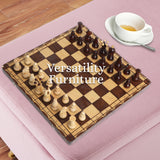 110cm Storage Ottoman Velvet - PINK - Extra Image