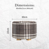 2X Round Foot Stool - LATTICE - Extra Image