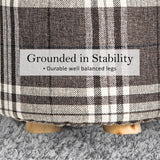 Round Foot Stool - LATTICE - Extra Image