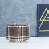 Round Foot Stool - LATTICE - Extra Image