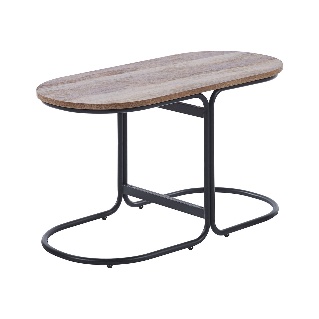 Oval Coffee Table Wood Top - Brown