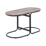 Oval Coffee Table Wood Top - Brown