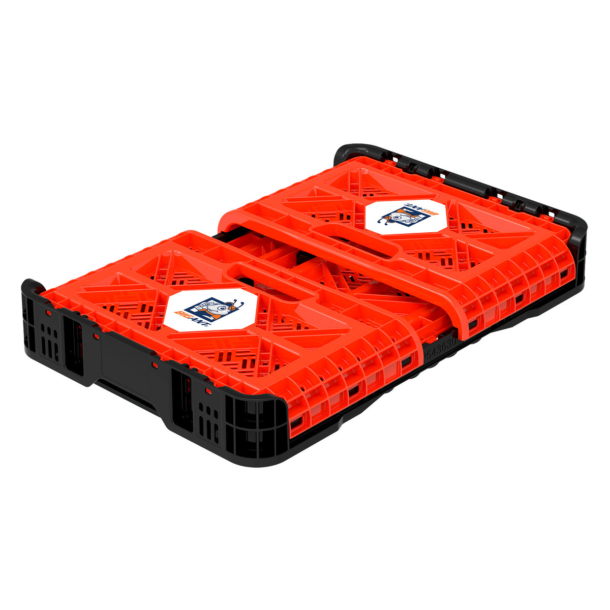 48L Smart Foldable Stackable Crate - Red