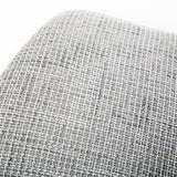 2X Padded Seat Dining Chair Fabric - GREY - Low Angle