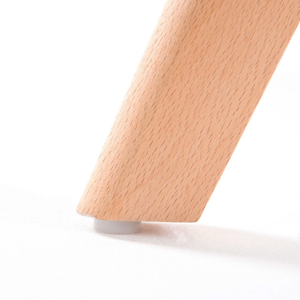 2X Padded Seat Dining Chair Fabric - GREY