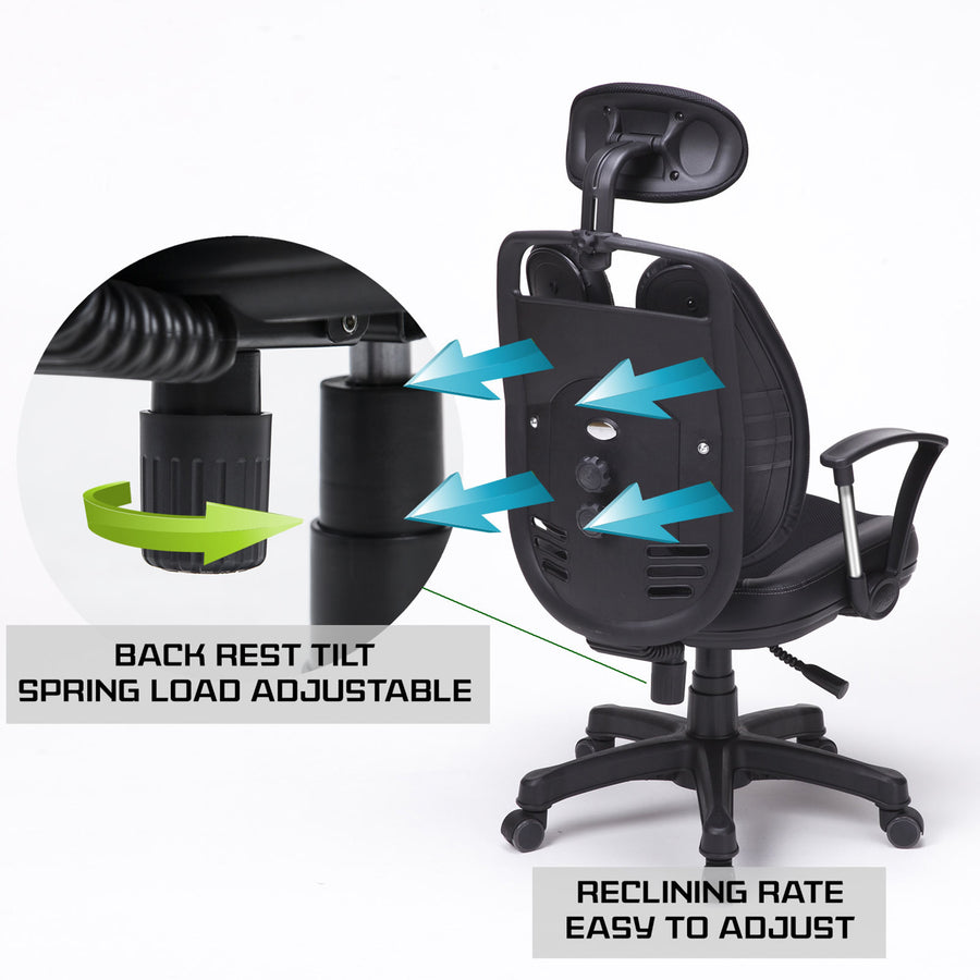 Korean Office Chair SUPERB - GREEN