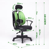 Korean Office Chair SUPERB - GREEN - Extra Image