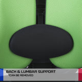 Korean Office Chair SUPERB - GREEN - Extra Image