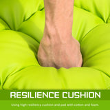 Leather Lounge Sofa Bed Double Seat Couch GEMINI - GREEN