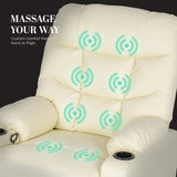 Massage Recliner Chair ARLEEN - BEIGE