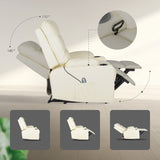 Massage Recliner Chair ARLEEN - BEIGE