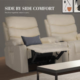 Massage Recliner Chair CELINA - CREAM